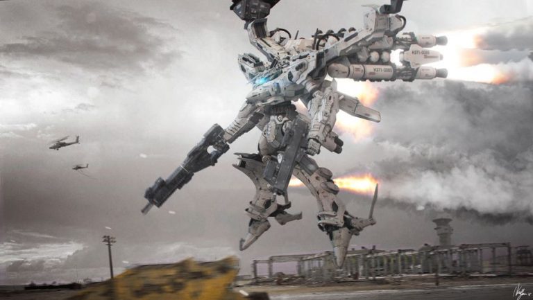 وبسایت فرام سافت‌ور با عبارت Armored Core به نمایش درمی‌آید