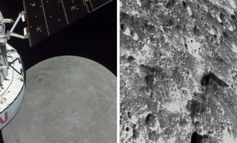 تصاویر خیره‌کننده‌ای که فضاپیمای اوریون ناسا از زمین و ماه گرفته است