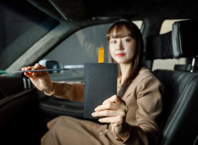 LG دیسپلی از بلندگوهای نازک پنهان شونده در کابین خودرو رونمایی کرد