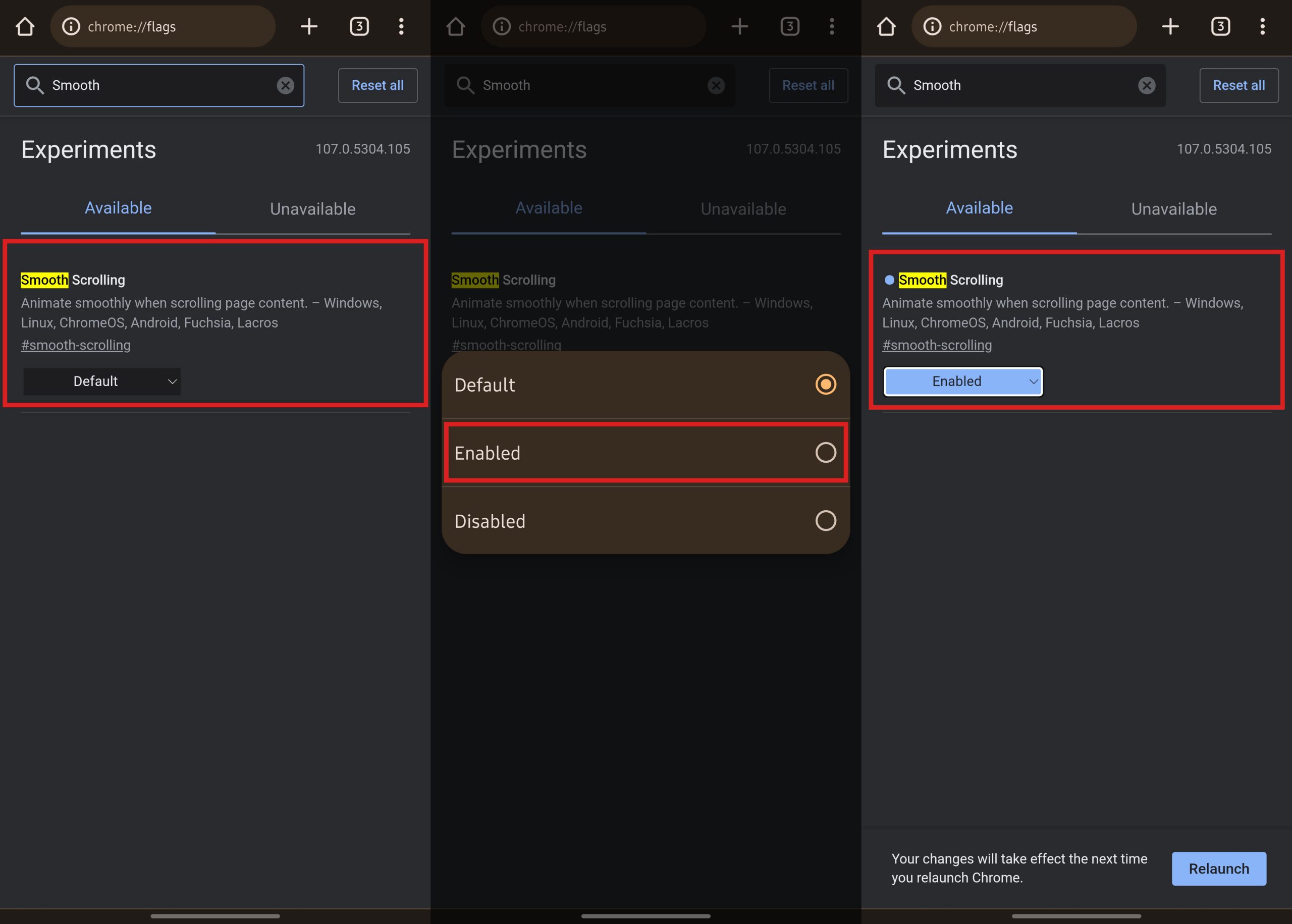 فلگ اسکرول روان