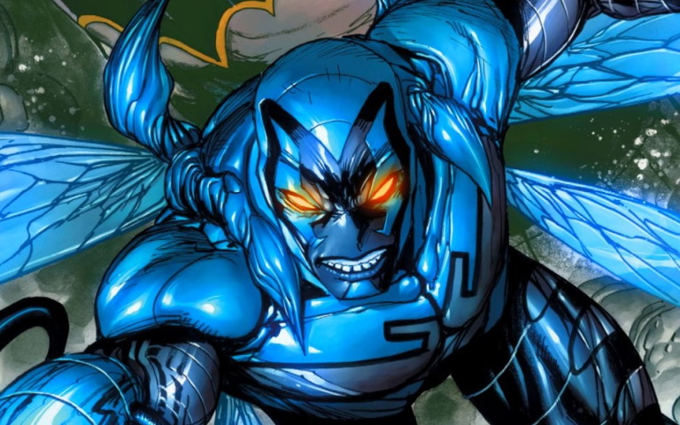 انتشار نخستین پوستر از فیلم ابرقهرمانی Blue Beetle