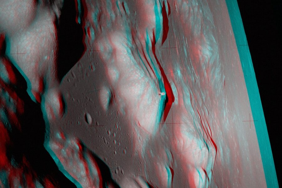 تصویر روز ناسا: تصویر سه‌بعدی ماه از اعماق تاریخ