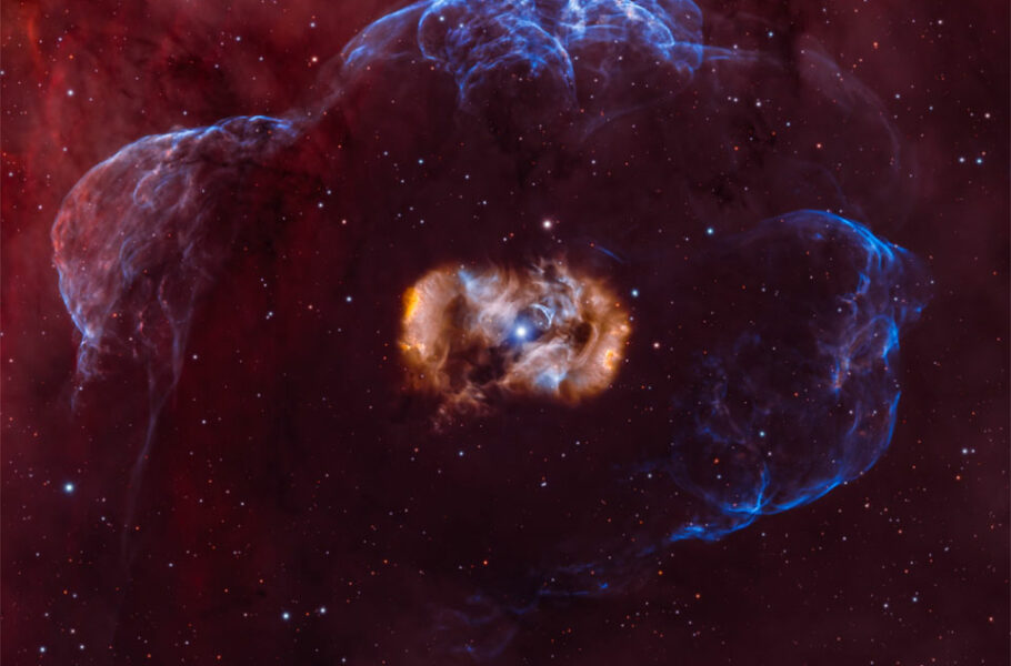 تصویر روز ناسا: ستاره‌ای از جنس آفرینش در قلب سحابی