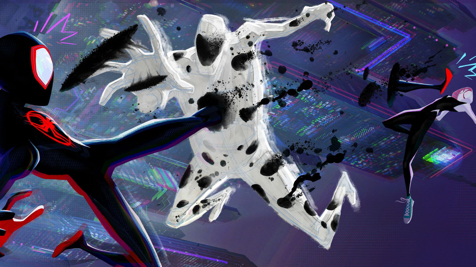 حضور نسخههای مختلف اسپایدرمن در پوستر جدید انیمیشن مرد عنکبوتی 2