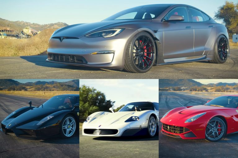 درگ مدل S پلد با دوازده سیلندرهای ایتالیایی، انزو، MC12 و F12 برلینتا