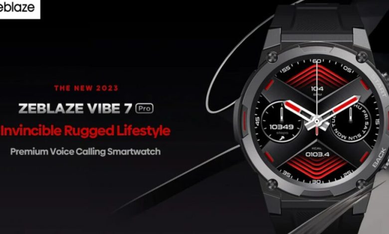 ساعت هوشمند Zeblaze Vibe 7 Pro با عمر باتری 30‌روزه معرفی شد