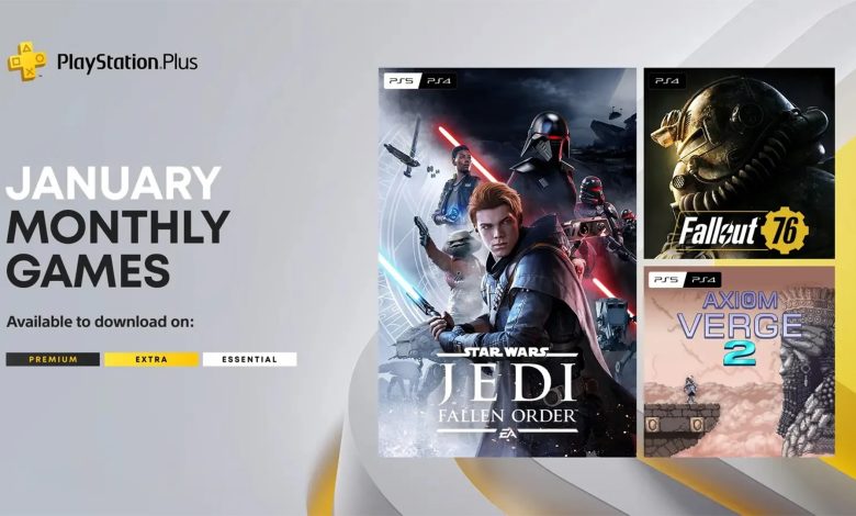 فال‌اوت ۷۶ و Star Wars Jedi: Fallen Order در میان بازی های پلی استیشن پلاس اسنشال ژانویه ۲۰۲۳