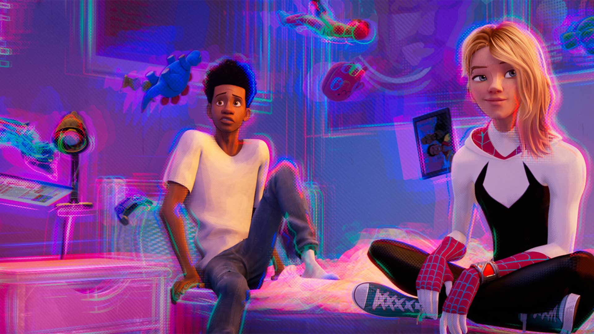 مایلز مورالز و اسپایدر گوئن در تصویر تازه انیمیشن مرد عنکبوتی 2 | تریلر جدید به‌زودی