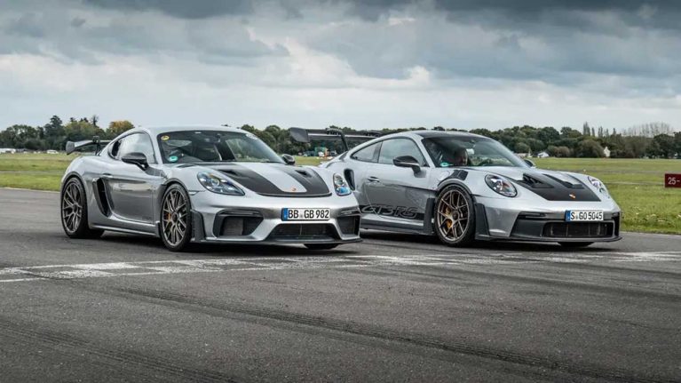 نبرد برادرانه پورشه ۹۱۱ GT3 RS و کیمن GT4 RS در پیست