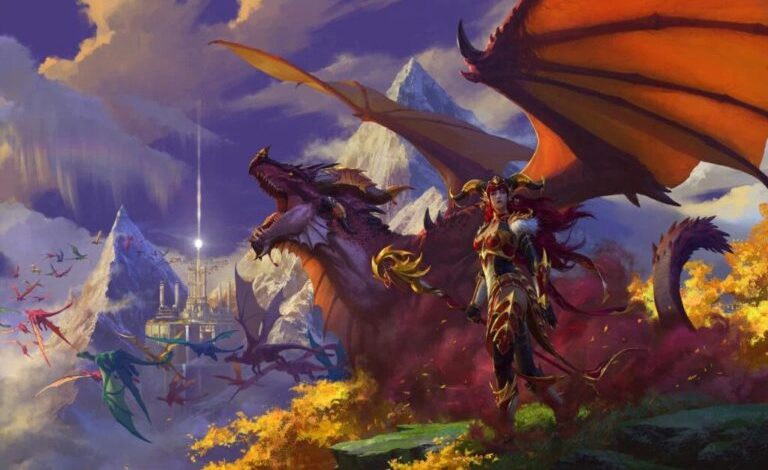 نقشه‌ی راه World of Warcraft Dragonflight در 2023 مشخص شد