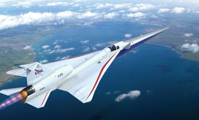 هواپیمای مافوق صوت X-59 ناسا با دریافت موتوری جدید، یک قدم به پرواز نزدیک‌تر شد