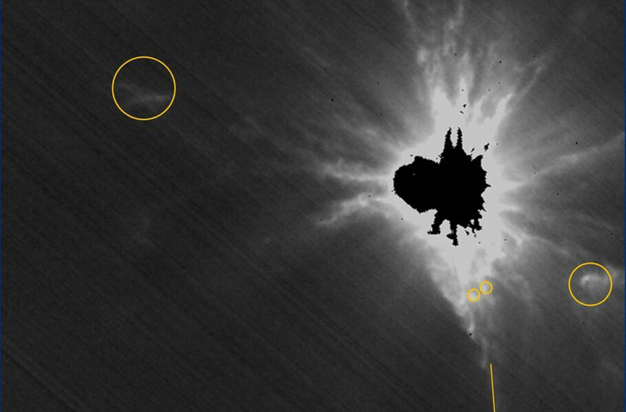 یک میلیون کیلوگرم از جرم سیارک دیمورفورس با برخورد مأموریت DART ناسا به فضا پرتاب شد