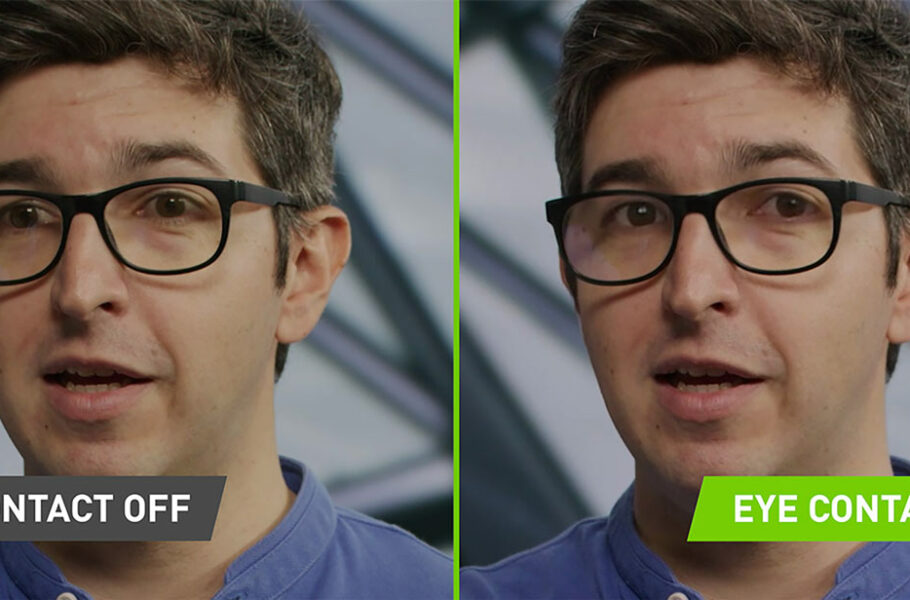 انویدیا با کمک هوش مصنوعی ارتباط چشمی پیوسته با دوربین را ممکن کرد [تماشا کنید]