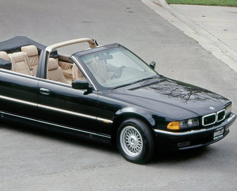 بریدن سقف بی ام و ۷۴۰Li مدل ۱۹۹۸ و تولید کانورتیبل لوکس توسط نیوپورت