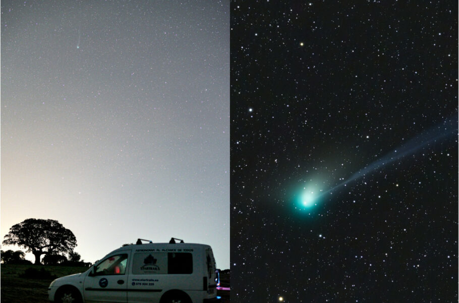 تصویر روز ناسا: تماشای دنباله‌دار ZTF با چشم غیرمسلح
