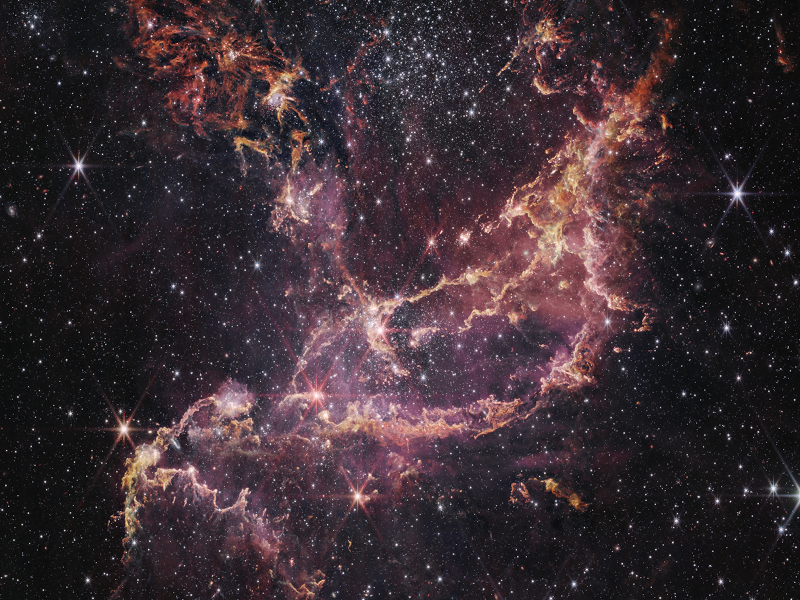 تصویر روز ناسا: خوشه ستاره‌ای جوان NGC 346