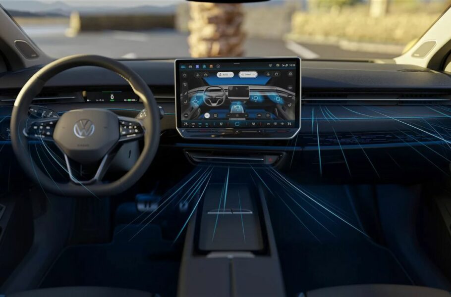 دریچه‌های هوشمند فولکس واگن ID. 7 خود را با زاویه تابش آفتاب هماهنگ می‌کنند!