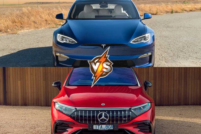 دوئل فینال، تسلا مدل S و مرسدس بنز EQS