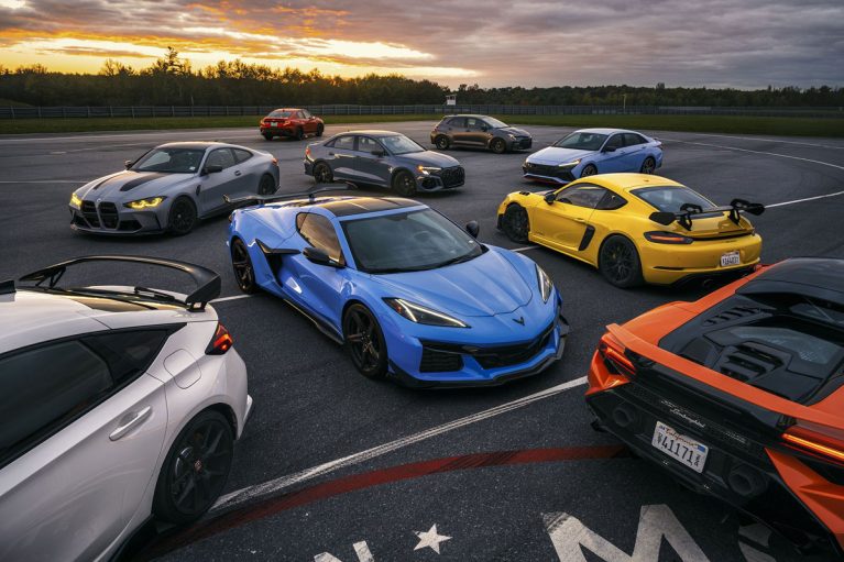 رقابت کوروت Z06 با رقبا در پیست مونتچلو، از اوراکان تکنیکا تا پورشه GT3