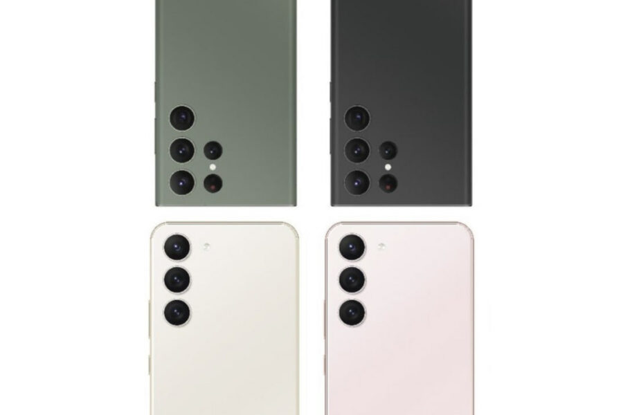 رندرهای باکیفیت سری گلکسی S23 در رنگ‌های متنوع منتشر شد