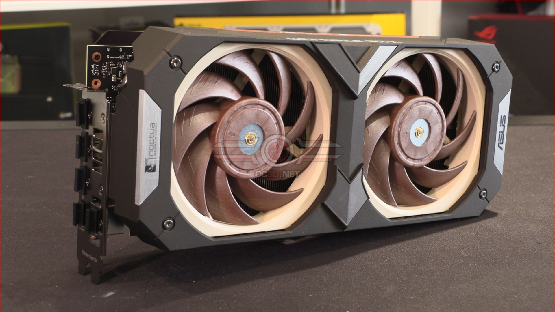 رونمایی ایسوز از کارت گرافیک RTX 4080 Noctua Edition