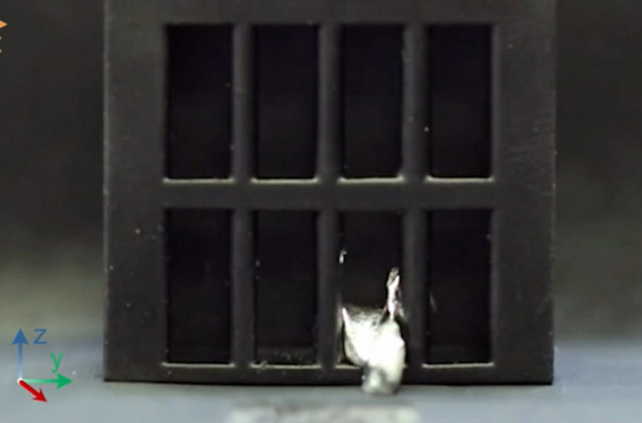 ساخت رباتی که با تغییر از حالت جامد به مایع می‌تواند از زندان فرار کند [تماشا کنید]