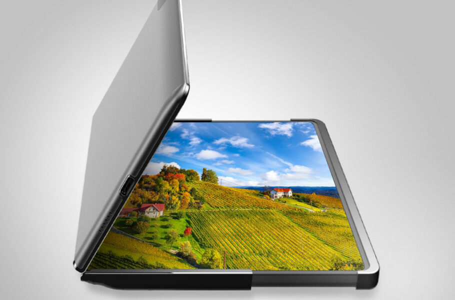 سامسونگ از اولین نمایشگر تاشو-کشویی با نام Flex Hybrid OLED پرده برداشت