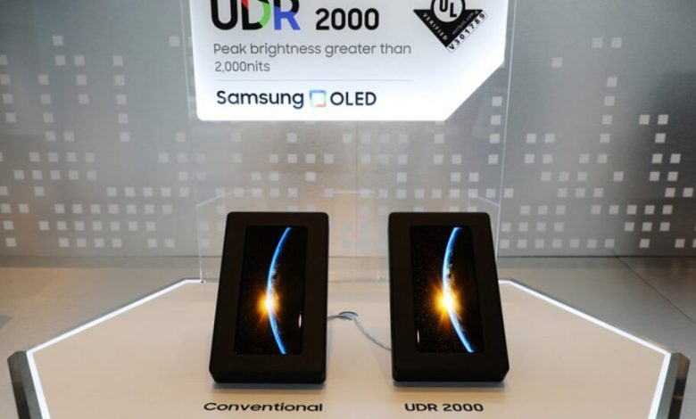 سامسونگ از نمایشگر OLED مخصوص گوشی‌ها با روشنایی 2000 نیت رونمایی کرد