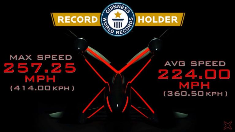 سریع ترین کوادکوپتر دنیا رکورد سرعت گینس را شکست!