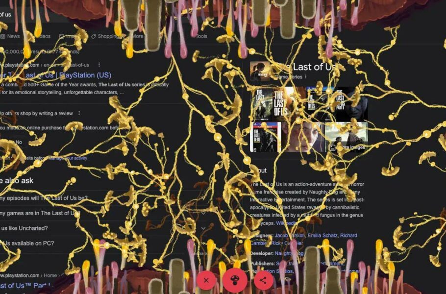 سورپرایز گوگل برای طرفداران The Last of Us: حمله قارچ‌ها را با جستجوی نام سریال تجربه کنید