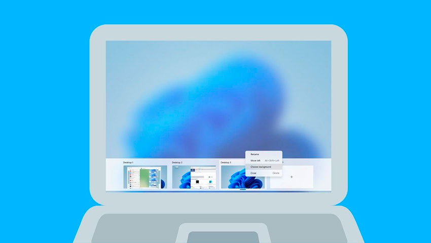 چگونه در ویندوز 11 یک دسکتاپ مجازی (Virtual Desktop) ایجاد کنیم؟