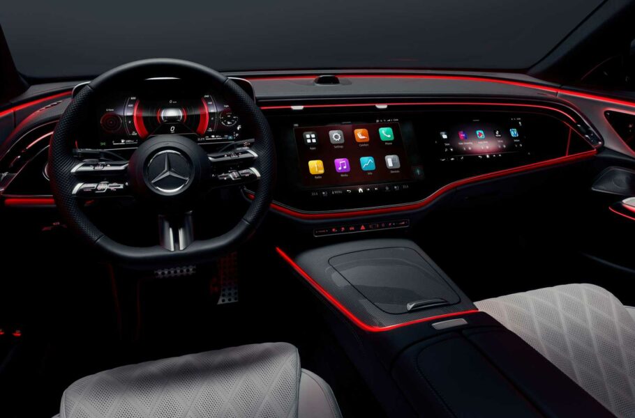 تحول در طراحی داخلی مرسدس بنز؛ اولین تصویر از E کلاس 2024 منتشر شد