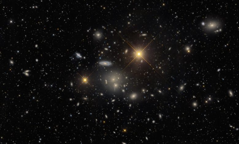 تصویر روز ناسا: خوشه کهکشانی هیدرا