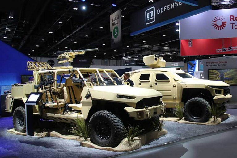 همکاری جنرال موتورز و امارات متحده عربی برای تولید خودروهای نظامی برقی