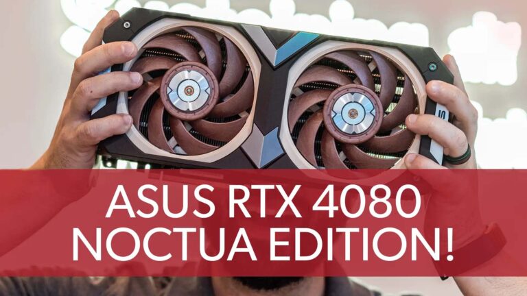 پسر بی‌سر و صدا و خنک ایسوس (GeForce RTX 4080 Noctua Edition)