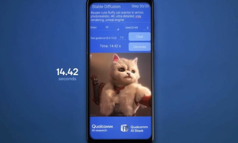 کوالکام دموی سریع‌ترین پردازش Stable Diffusion در موبایل‌ها را به نمایش گذاشت [تماشا کنید]