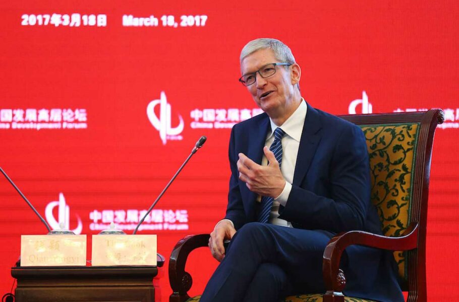 تیم کوک در بازدید از چین، رابطه همزیستی با این کشور را ستایش کرد