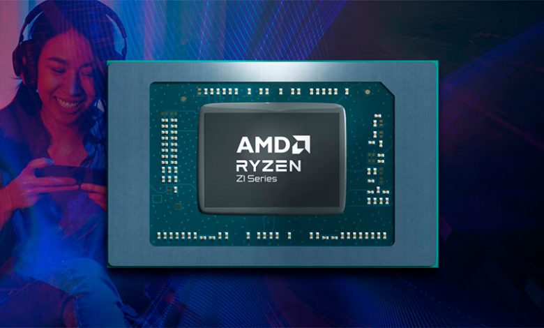 AMD از تراشه‌های سری رایزن Z1 برای کنسول‌های دستی رونمایی کرد