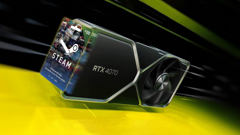ارائه گیفت کارت ۱۰۰ دلاری استیم همراه با کارت‌های گرافیک RTX 40