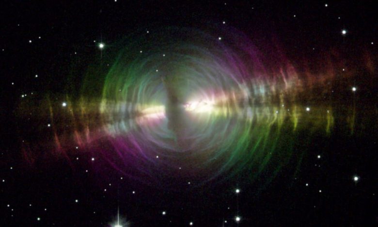 تصویر روز ناسا: سحابی تخم مرغ در نور قطبیده