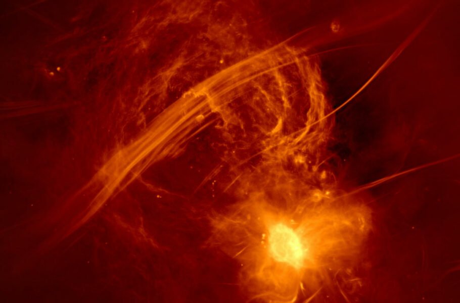 تصویر روز ناسا: قوس رادیویی مرکز کهکشانی