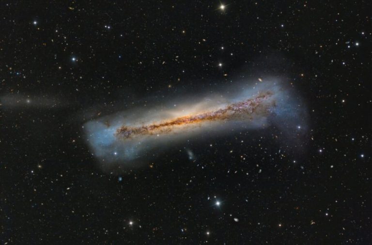 تصویر روز ناسا: کهکشان مارپیچی در صورت‌فلکی اسد