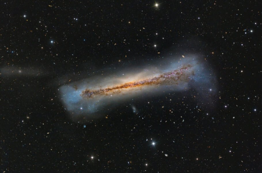 تصویر روز ناسا: کهکشان مارپیچی در صورت‌فلکی اسد