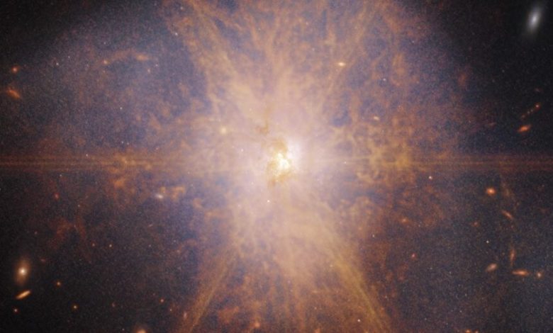 جیمز وب تصویری خیره‌کننده از برخورد دو کهکشان ثبت کرد