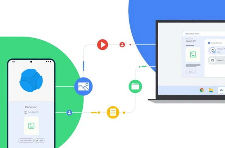 چگونه با Nearby Share بین اندروید و ویندوز فایل جابه‌جا کنیم؟