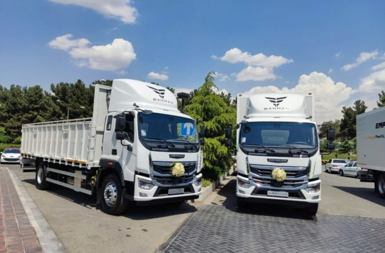 کامیون فورس f210 و کامیون امپاور bd300 توسط بهمن دیزل معرفی شد