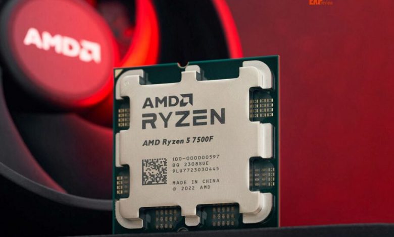 AMD از پردازنده 6 هسته‌ای رایزن 5 7500F با قیمت کمتر از 200 دلار رونمایی کرد