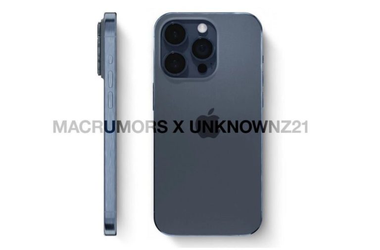 آیفون 15 پرو را در رنگ آبی تیره ببینید