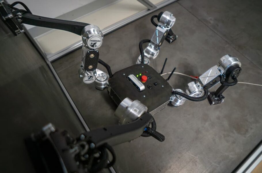 این ربات چهارپا می‌تواند مانند مارمولک و عنکبوت دیوارنوردی کند [تماشا کنید]