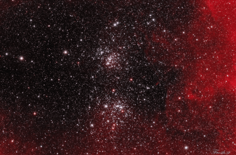 تصویر روز ناسا: خوشه ستارهای دوتایی در برساووش